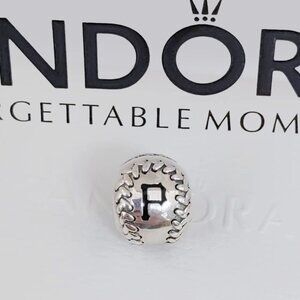 Pandora Pittsburgh Pirates Baseball Charm S925 Silver with box